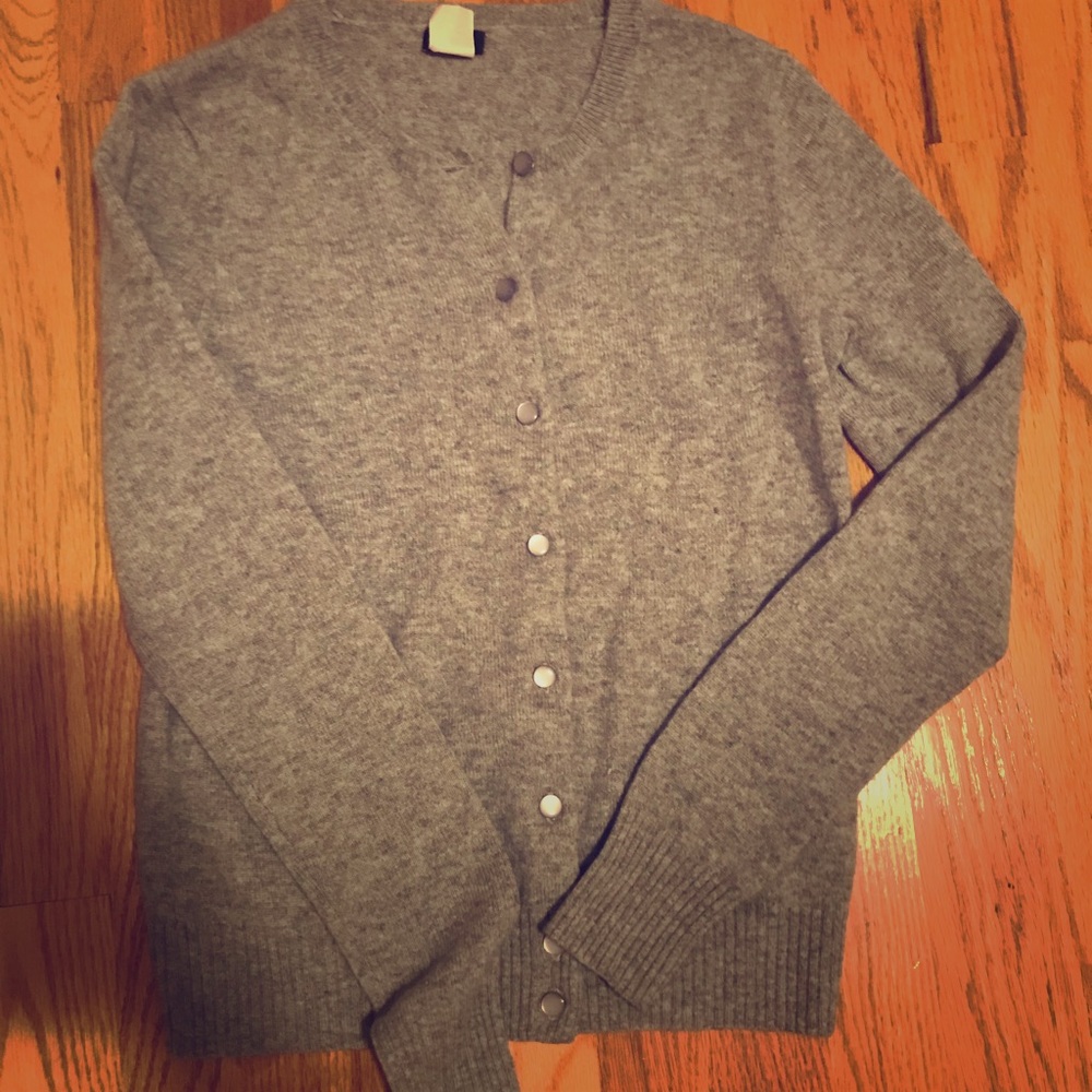 Cashmere JCrew cardigan